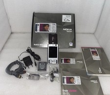 Oryginalny stan NOKIA N95 8GB telefon komórkowy oryginalne opakowanie bez simlocka UNLOCKED srebrny przetestowany ✅ na sprzedaż  Wysyłka do Poland