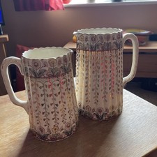 Pair decorative jugs for sale  HALIFAX