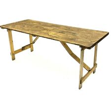 Rustic trestle table for sale  MELTON MOWBRAY