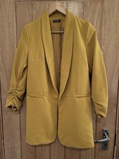 Women mustard blazer for sale  LONDON
