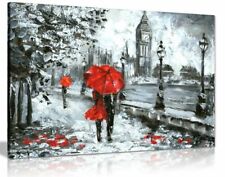 Oil painting street for sale  LONDON