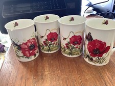 Poppies design mugs for sale  BIDEFORD