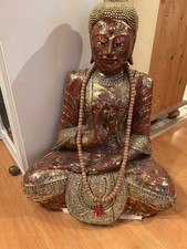 Handgeschnitzte buddha statue gebraucht kaufen  München