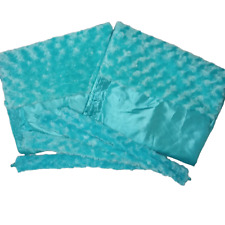 Girls turquoise curtain for sale  Woodbridge