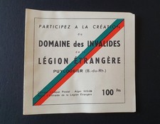 Rare vignette carnet d'occasion  Clarensac