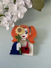 Fabulous acrylic brooch for sale  PLYMOUTH