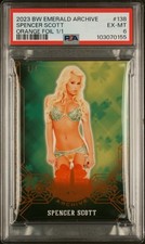 Usado, 2023 Bench Warmer Emerald Archive 138 Spencer Scott Orange Foil 1/1 PSA 6 comprar usado Usado, 2023 Bench Warmer Emerald Archive 138 Spencer Scott Orange Foil 1/1 PSA 6 comprar usado  Enviando para Brazil