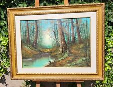 Signed painting landscape d'occasion  Expédié en Belgium
