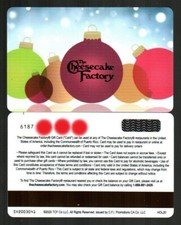 Cheesecake factory christmas for sale  Wakefield