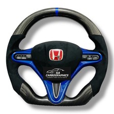 Volante de fibra de carbono Honda Civic FD2 FN2 2006-2012 mergulhado em água comprar usado  Enviando para Brazil
