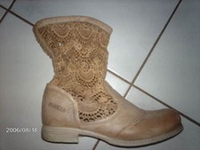 Bottines bunker cuir d'occasion  Azerailles