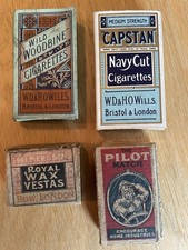 Old cigarette boxes for sale  CREWE