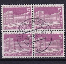Berlin gestempelt Berliner Stadtbilder 5 Pf 4er Block, Michel-Nr.: 141, M: 10,-€ comprar usado  Enviando para Brazil