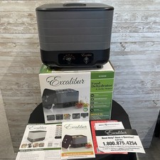 Excalibur ECB50B desidratador de alimentos e máquina espasmódica 5 bandejas empilháveis 7 temperaturas manual comprar usado  Enviando para Brazil