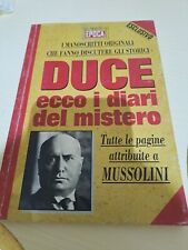 Libro benito mussolini usato  Ercolano