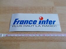 Autocollant inter radio d'occasion  Toulon-