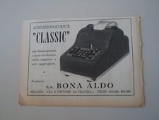 Advertising pubblicità 1952 usato  Salerno