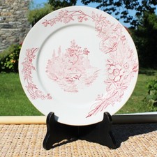 Ancienne assiette plate d'occasion  Cerisy-la-Salle