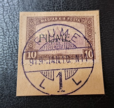 Fiume 1919 sello usato  Spedire a Italy