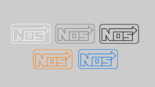 Nos outlined logo for sale  Harrisburg