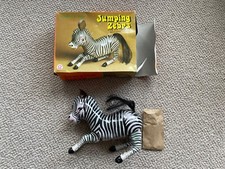 Tin jumping zebra for sale  HAYWARDS HEATH