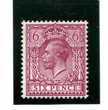 G.B. (George V) - SG. 426: 1924 "6d. ROXO AVERMELHADO PROFUNDO (sombra) ". comprar usado  Enviando para Brazil