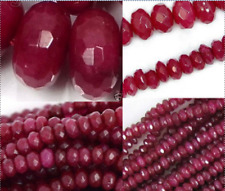 Contas soltas genuínas naturais facetadas Brasil pedra preciosa vermelha Rondelle 15"" comprar usado Contas soltas genuínas naturais facetadas Brasil pedra preciosa vermelha Rondelle 15"" comprar usado  Enviando para Brazil