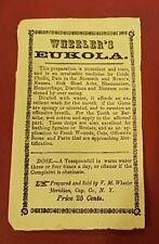 1850s quack medicine for sale  Red Lion