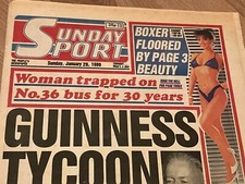 Sunday sport 1989 for sale  MILTON KEYNES