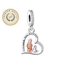 Dije para pulsera de niña y perro, dije I Love You Forever segunda mano  Embacar hacia Mexico