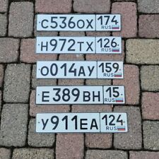 Russian license plate for sale  Pleasanton