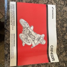 Honda crf450 workshop for sale  WASHINGTON