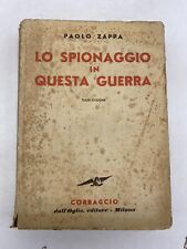 Paolo zappa spionaggio usato  Borgo Mantovano
