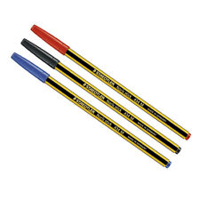 10 Staedtler Noris Stick 434M esferográfica escritório escola vermelho preto azul 3533 comprar usado  Enviando para Brazil