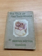 *RARE* 1ST EDITION 1905 BEATRIX POTTER "THE TALE OF MRS TIGGY-WINKLE" BOOK (P2), usado comprar usado  Enviando para Brazil