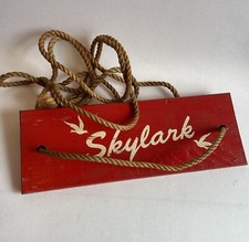 Assento vintage Skylark CHILDS madeira balanço vermelho, usado comprar usado  Enviando para Brazil