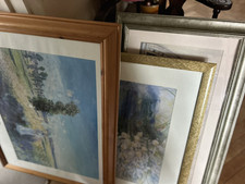 Three large framed for sale  LEATHERHEAD