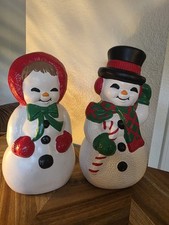 Pair snowman frosty for sale  Newark