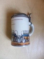 Chope faïence bière d'occasion Chope faïence bière d'occasion  Mertzwiller