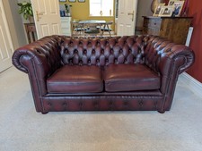 Oxblood red leather for sale  NORWICH