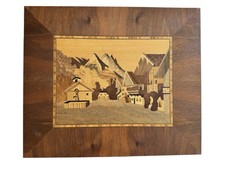 Wood inlay picture for sale  Scottsdale