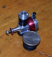 Cox Pee Wee .020 modelo motor de avião vintage 020 motor brilhante tanque de combustível vermelho CL comprar usado  Enviando para Brazil
