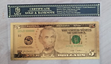 Banconota dollaro five usato  Italia