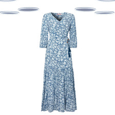 Vestido maxi feminino Ex Joe Browns manga longa floral envoltório azul comprar usado Vestido maxi feminino Ex Joe Browns manga longa floral envoltório azul comprar usado  Enviando para Brazil
