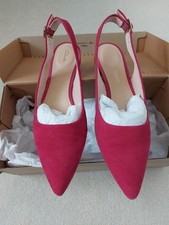 Clarks fuschia suade for sale  UK