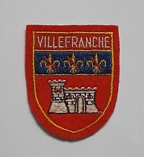 Ecusson brodé villefranche d'occasion  Andelot-Blancheville