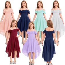 Vestido de princesa infantil feminino bainha roupa de dança casamento jantar ajustável comprar usado  Enviando para Brazil