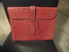 Sac pochette cuir d'occasion  France