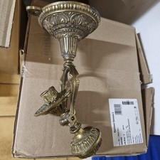 Messing wandleuchter kerzenleu gebraucht kaufen  Lisberg