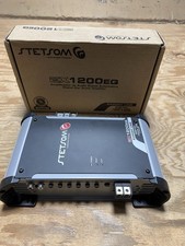 Amplificador de áudio mono carro Stetsom EX 1200 EQ 1-Ohm 1200W RMS alcance total comprar usado  Enviando para Brazil